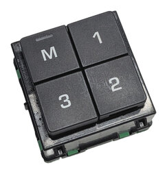 Thumbnail 2: 15-20 DISCOVERY SPORT ROVER SPORT VELAR DRIVER MEMORY SEAT SWITCH (BLACK)