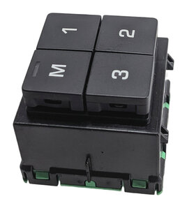 Thumbnail 3: 15-20 DISCOVERY SPORT ROVER SPORT VELAR DRIVER MEMORY SEAT SWITCH (BLACK)