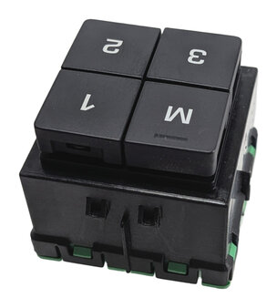 Thumbnail 4: 15-20 DISCOVERY SPORT ROVER SPORT VELAR DRIVER MEMORY SEAT SWITCH (BLACK)
