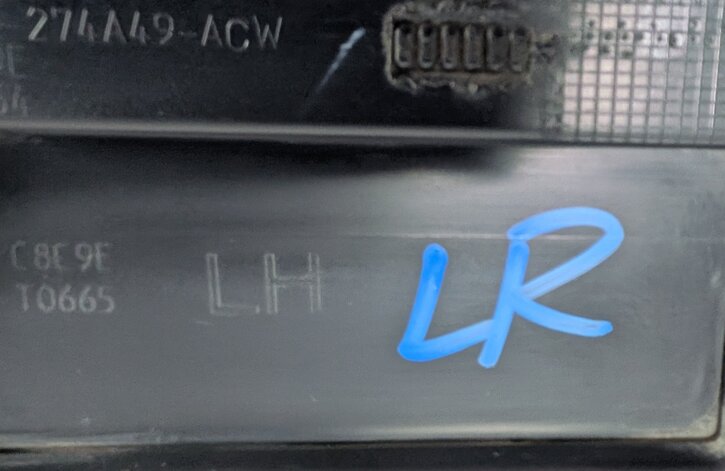 Thumbnail 5: 15-19 ROVER DISCOVERY SPORT L550 REAR LEFT EXTERIOR LOWER DOOR MOULDING