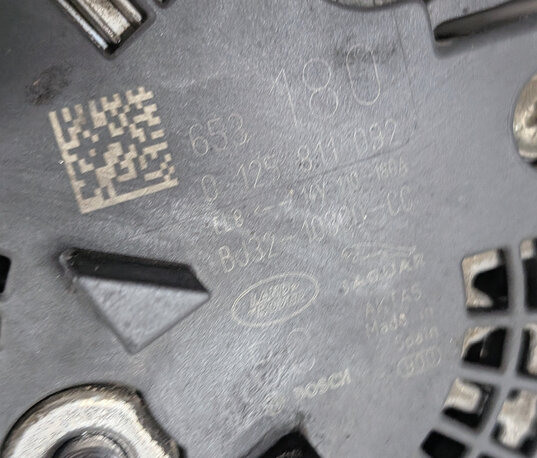 Thumbnail 9: 13-17 RANGE ROVER EVOQUE DISCOVERY SPORT LR2 (L538 L550) 2.0L 180 AMP ALTERNATOR