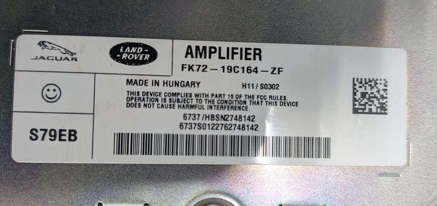 Thumbnail 7: 2015-2017 LAND ROVER DISCOVERY SPORT (L550) RADIO STEREO AUDIO AMP AMPLIFIER