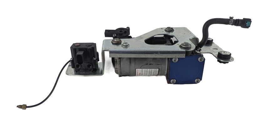 Thumbnail 2: 2008 BMW X5 (E70) AIR RIDE SUSPENSION COMPRESSOR PUMP w/ VALVE BLOCK & BRACKET