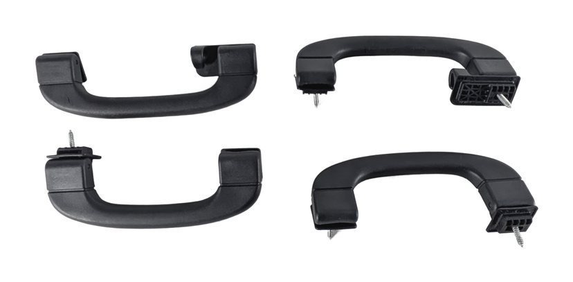 Thumbnail 3: 2008 BMW X5 (E70) INTERIOR FRONT & REAR ROOF DOOR PULL GRAB HANDLE SET/4 (Black)