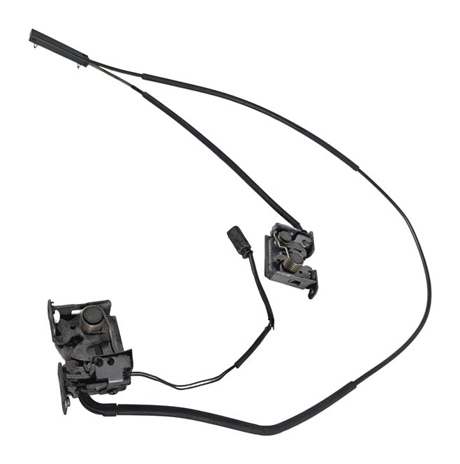 Thumbnail 4: 2008 BMW X5 (E70) FRONT HOOD BONNET LID LOCK LATCH LEFT & RIGHT SET/2 w/ CABLE