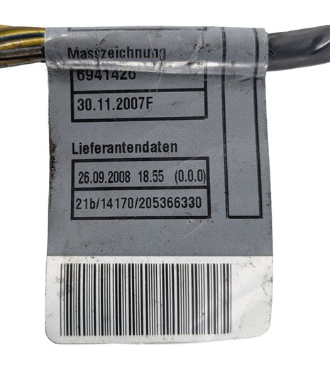 Thumbnail 10: 2008 BMW X5 (E70) REAR PARK ASSIST PDC DISTANCE SENSOR SET/4 w/ HARNESS (Black)