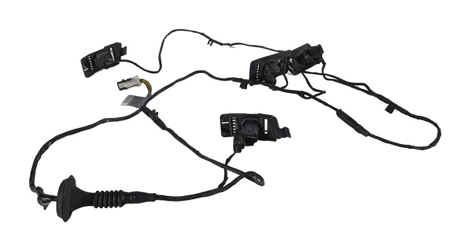 Thumbnail 6: 2008 BMW X5 (E70) REAR PARK ASSIST PDC DISTANCE SENSOR SET/4 w/ HARNESS (Black)