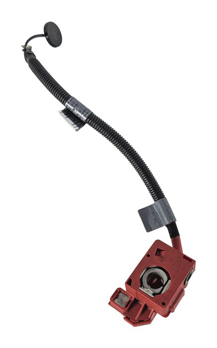 Thumbnail 3: 2008 BMW X5 (E70) 4.8L POSITIVE BATTERY POWER CABLE LEAD w/ SAFETY TERMINAL