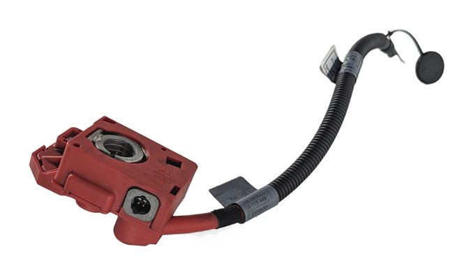 Thumbnail 6: 2008 BMW X5 (E70) 4.8L POSITIVE BATTERY POWER CABLE LEAD w/ SAFETY TERMINAL
