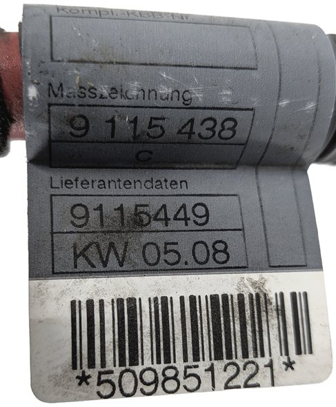 Thumbnail 8: 2008 BMW X5 (E70) 4.8L POSITIVE BATTERY POWER CABLE LEAD w/ SAFETY TERMINAL