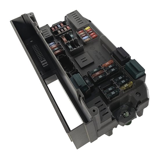 2008 BMW X5 (E70) 4.8L FRONT POWER DISTRIBUTION JUNCTION FUSE BOX RELAY CARRIER