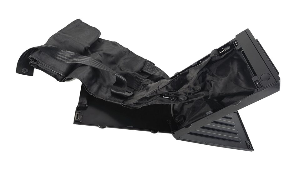 Thumbnail 5: 2008 BMW X5 (E70) REAR SEAT CENTER PASS THROUGH SKI BAG SNOWBOARD STORAGE SACK