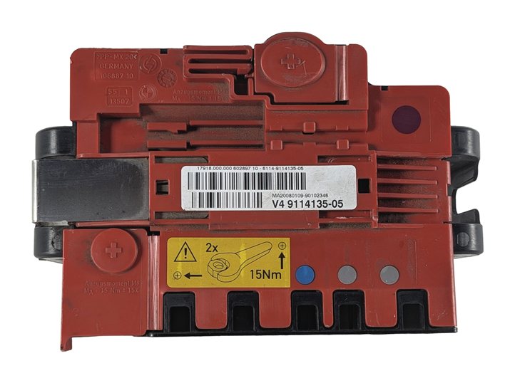 Thumbnail 6: 2008 BMW X5 (E70) 4.8L REAR POSITIVE BATTERY TERMINAL POWER DISTRIBUTION BLOCK