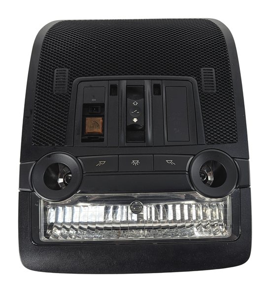 Thumbnail 3: 2008 BMW X5 (E70) FRONT OVERHEAD CONSOLE DOME READING LIGHT SUNROOF SOS (Black)