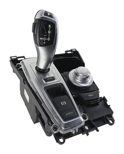 07-09 BMW X5 X6 E70 E71 AUTO GEAR SHIFTER w/ IDRIVE CONTROLLER PARK BRAKE SWITCH