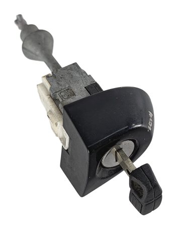 2008 BMW X5 (E70) FRONT LEFT DRIVER DOOR HANDLE LOCK CYLINDER CAP w/ KEY (Black)