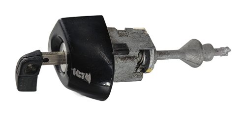 Thumbnail 4: 2008 BMW X5 (E70) FRONT LEFT DRIVER DOOR HANDLE LOCK CYLINDER CAP w/ KEY (Black)