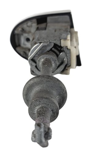 Thumbnail 6: 2008 BMW X5 (E70) FRONT LEFT DRIVER DOOR HANDLE LOCK CYLINDER CAP w/ KEY (Black)