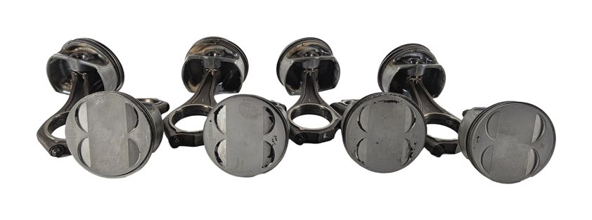 Thumbnail 6: 2004-2010 BMW 550i 650i 750i X5 (E60 E65 E66 E70) 4.8L V8 ENGINE PISTON SET (8)