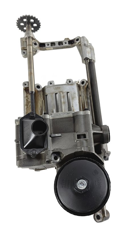 Thumbnail 3: 07-10 BMW X5 (E70) 4.8L N62TU V8 ENGINE OIL PUMP w/ FILTER HOUSING & PICKUP TUBE