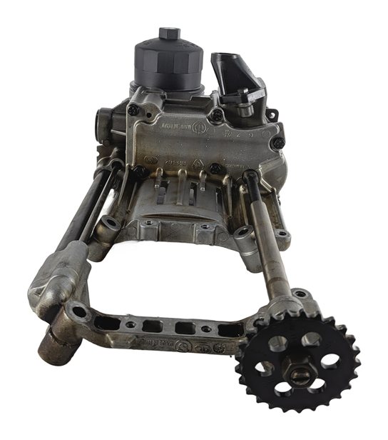 Thumbnail 6: 07-10 BMW X5 (E70) 4.8L N62TU V8 ENGINE OIL PUMP w/ FILTER HOUSING & PICKUP TUBE