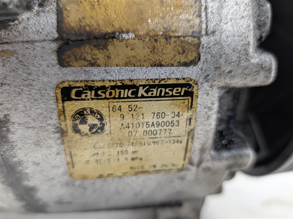 Thumbnail 8: 2007-2010 BMW X5 (E70) 4.8L V8 ENGINE A/C AIR CONDITIONING COMPRESSOR PUMP