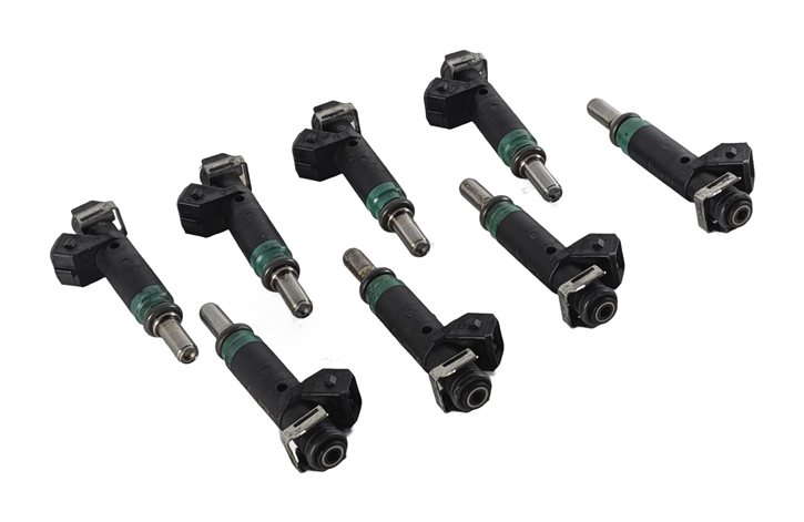 04-10 BMW 545i 745i 750i X5 (E53 E60 E63 E65 E70) 4.4L 4.8L FUEL INJECTOR SET/8