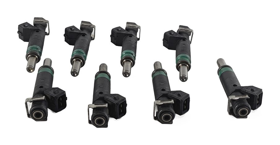Thumbnail 2: 04-10 BMW 545i 745i 750i X5 (E53 E60 E63 E65 E70) 4.4L 4.8L FUEL INJECTOR SET/8