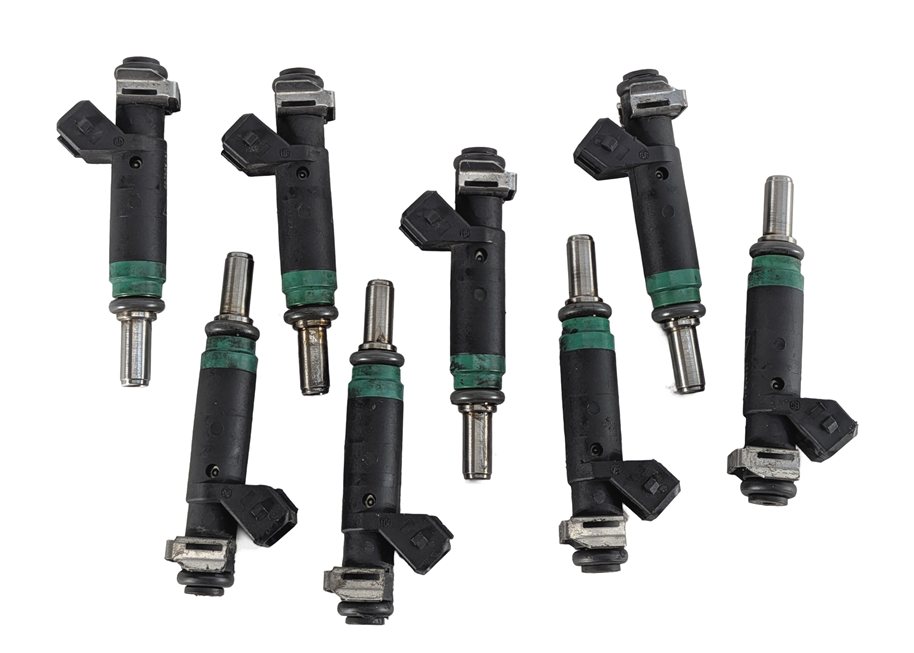 Thumbnail 7: 04-10 BMW 545i 745i 750i X5 (E53 E60 E63 E65 E70) 4.4L 4.8L FUEL INJECTOR SET/8
