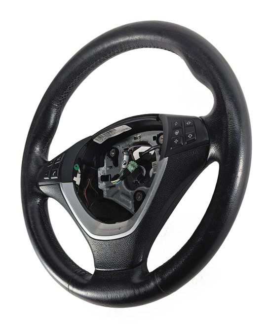 Thumbnail 3: 07-13 BMW X5 (E70) LEFT DRIVER HEATED M SPORT STEERING WHEEL w/SWITCHES (Black)
