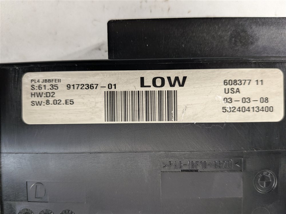 Thumbnail 10: 2007-2010 BMW X5 (E70) MAIN PRIMARY BODY CONTROL MODULE COMPUTER (BCM)