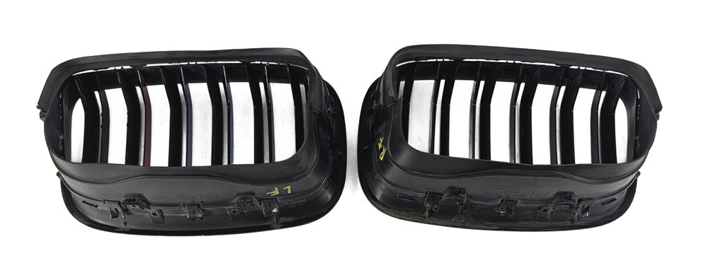 Thumbnail 7: 07-14 BMW X5 X6 (E70 E71) FRONT LEFT & RIGHT UPPER BUMPER GRILLE VENT TRIM SET/2