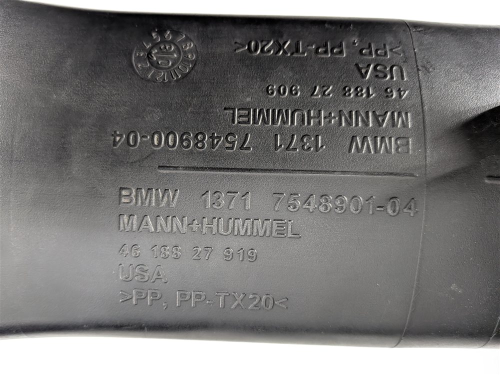 Thumbnail 8: 2007-2010 BMW X5 (E70) 4.8L N62 AIR CLEANER FILTER HOUSING w/ MAF SENSOR & DUCTS