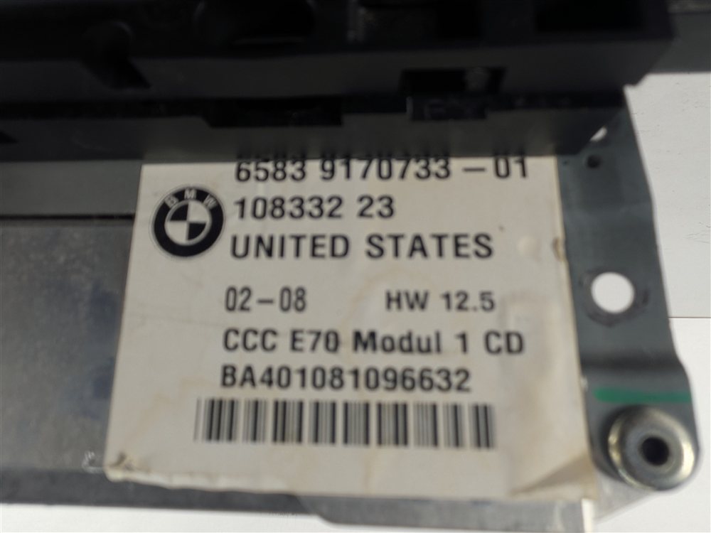 Thumbnail 10: 07-13 BMW 3 5 SERIES X5 X6 E90 E60 E70 E71 NAVIGATION GPS CD DVD RADIO RECEIVER