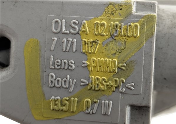 Thumbnail 8: 07-14 BMW X3 X5 X6 (E70 E71 F25) FRONT LEFT FENDER SIDE MARKER TURN SIGNAL LIGHT