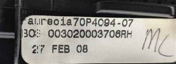 Thumbnail 11: 2007-2013 BMW X5 (E70) REAR RIGHT RETRACTABLE WINDOW SUN SCREEN PRIVACY SHADE