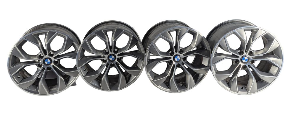 2015-2018 BMW X3 X4 (F25 F26) 19X8.5 5 ET38 Y SPOKE ALLOY WHEEL RIM SET/4 OEM