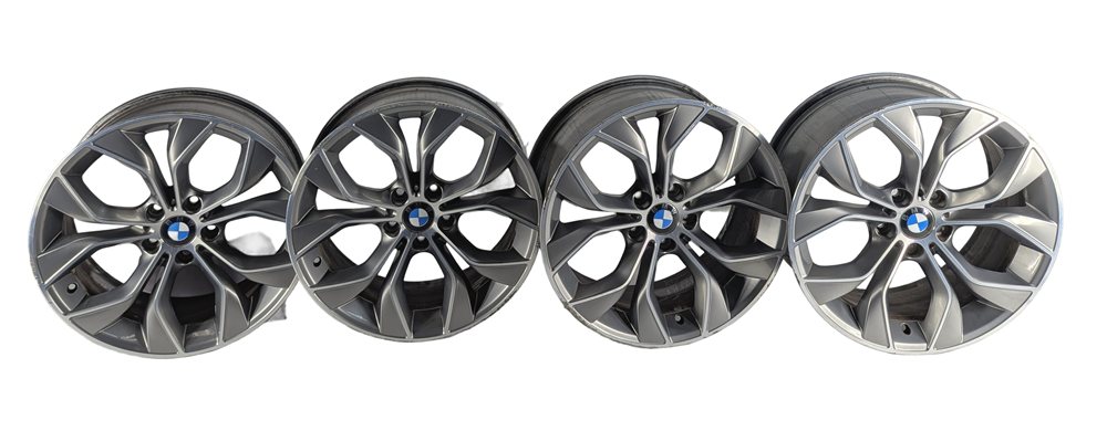 Thumbnail 2: 2015-2018 BMW X3 X4 (F25 F26) 19X8.5 5 ET38 Y SPOKE ALLOY WHEEL RIM SET/4 OEM