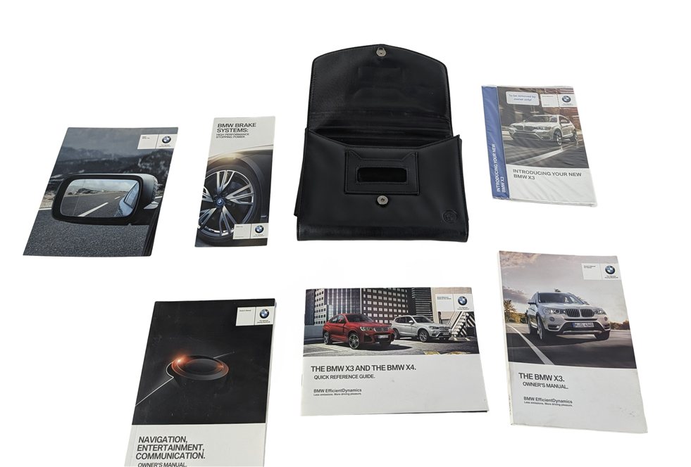 Thumbnail 3: 2016 BMW X3 (F25) 3.0L OWNER'S MANUAL BOOKLET HANDBOOK GUIDE w/ CASE SET/6
