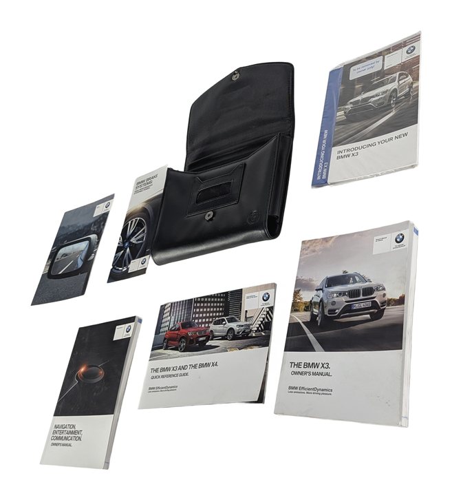Thumbnail 4: 2016 BMW X3 (F25) 3.0L OWNER'S MANUAL BOOKLET HANDBOOK GUIDE w/ CASE SET/6