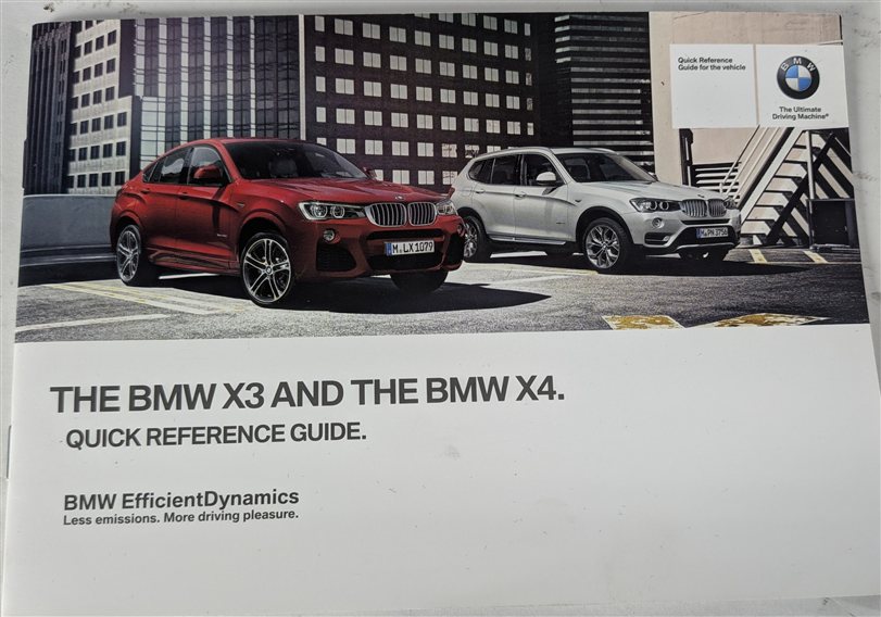 Thumbnail 9: 2016 BMW X3 (F25) 3.0L OWNER'S MANUAL BOOKLET HANDBOOK GUIDE w/ CASE SET/6