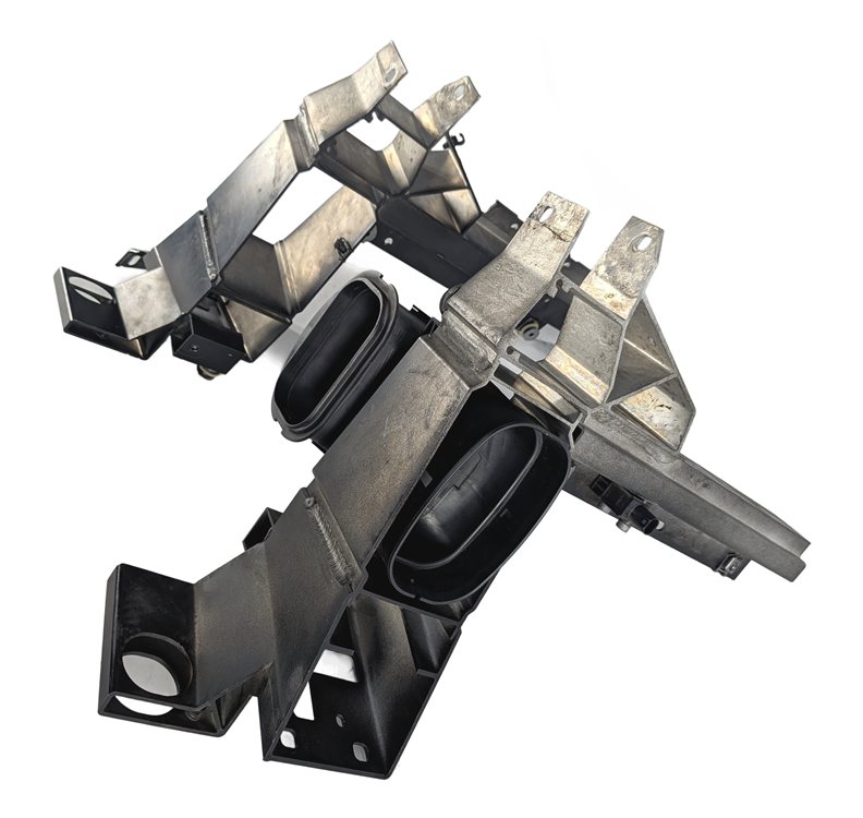 Thumbnail 4: 2016 BMW X3 F25 FRONT HEADLIGHT REINFORCEMENT SUPPORT BRACKET LEFT & RIGHT SET/2