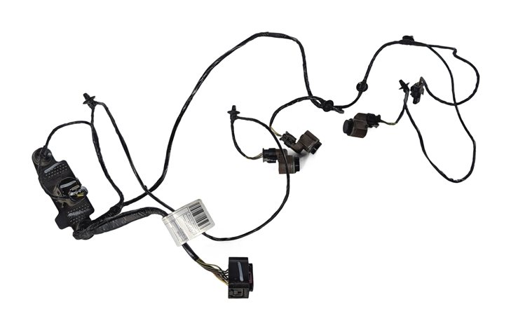 2016 BMW X3 F25 REAR BUMPER PARK ASSIST PDC SENSOR SET/4 w/ WIRE HARNESS (Blue)