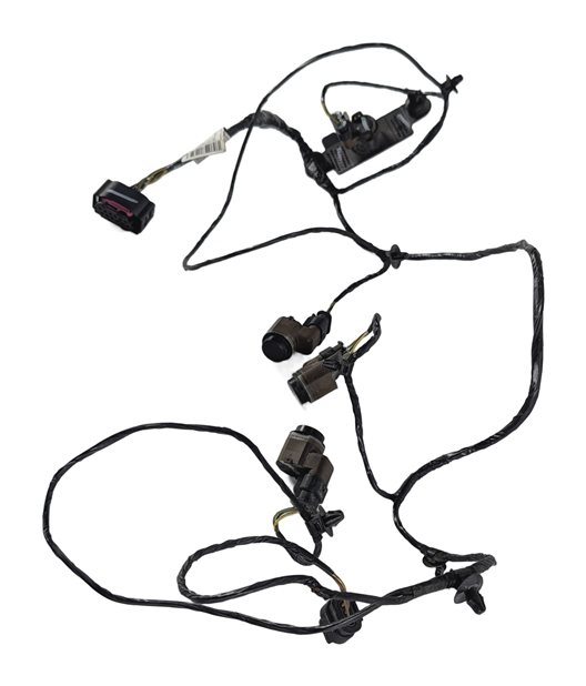Thumbnail 4: 2016 BMW X3 F25 REAR BUMPER PARK ASSIST PDC SENSOR SET/4 w/ WIRE HARNESS (Blue)
