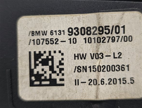 Thumbnail 8: 2016 BMW X3 (F25) CENTER CONSOLE DSC SPORT ECO PRO HILL DESCENT PDC SWITCH PANEL