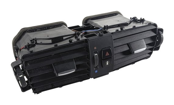2016 BMW X3 (F25) CENTER DASH AIR AC VENT w/ HAZARD CENTRAL LOCK SWITCH (Black)