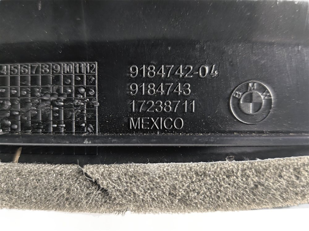 Thumbnail 9: 2016 BMW X3 (F25) CENTER DASH AIR AC VENT w/ HAZARD CENTRAL LOCK SWITCH (Black)