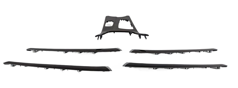 Thumbnail 6: 2016 BMW X3 (F25) INTERIOR DOOR CENTER CONSOLE TRIM SET/5 (Fineline Walnut)