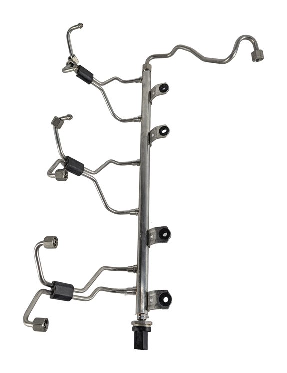 Thumbnail 7: 12-17 BMW X3 X4 (F25 F26) 3.0L (N55) ENGINE FUEL RAIL w/ LINES PRESSURE SENSOR