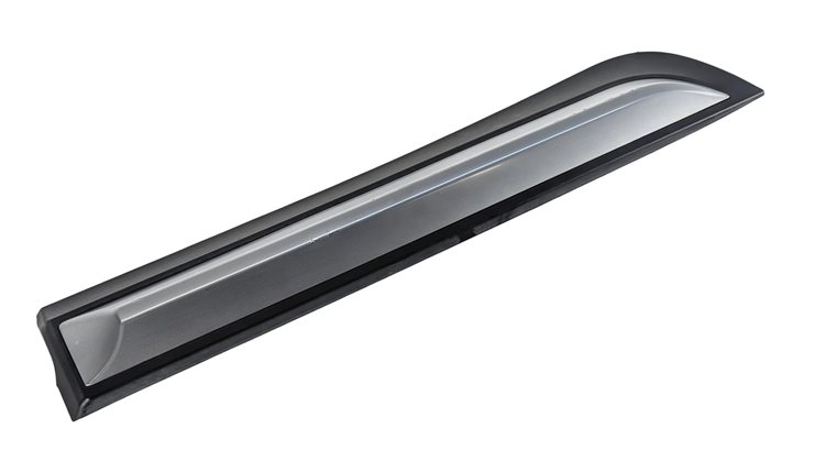 15-17 BMW X3 F25 REAR RIGHT LOWER DOOR MOULDING X-LINE BRUSHED ALUMINUM (Blue)